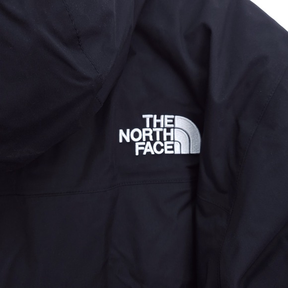 NWT Mens The North Face Bedford Down Parka Coat Black Faux Fur Hood Full Zip XL - Picture 9 of 12